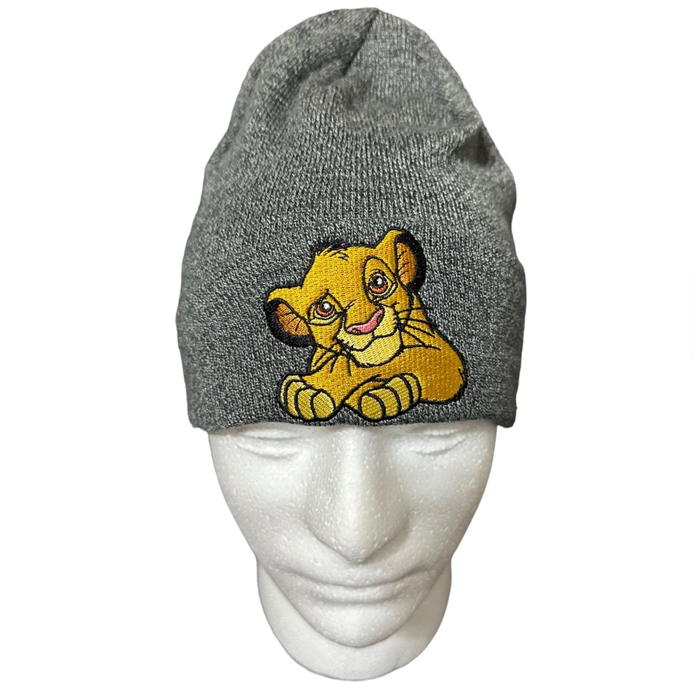 Disney Lion King Simba Winter Beanie Hat OS EUC